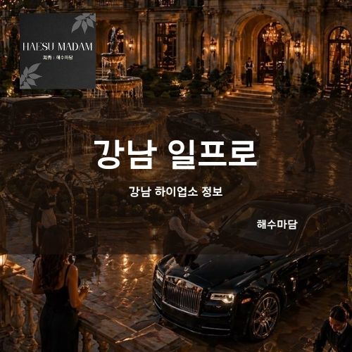 강남 일프로 해수마담 | 고급 프라이빗 룸
